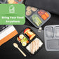 Meal Prep Containers Bento Box 20-pc. 3-Compartment Container Set*3